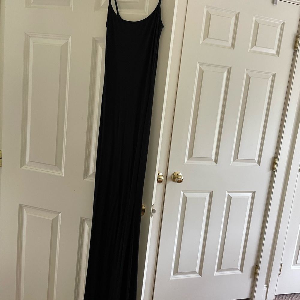 SKIMS Black Maxi Dress size S